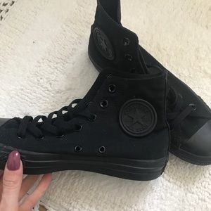 Black High Top Converse